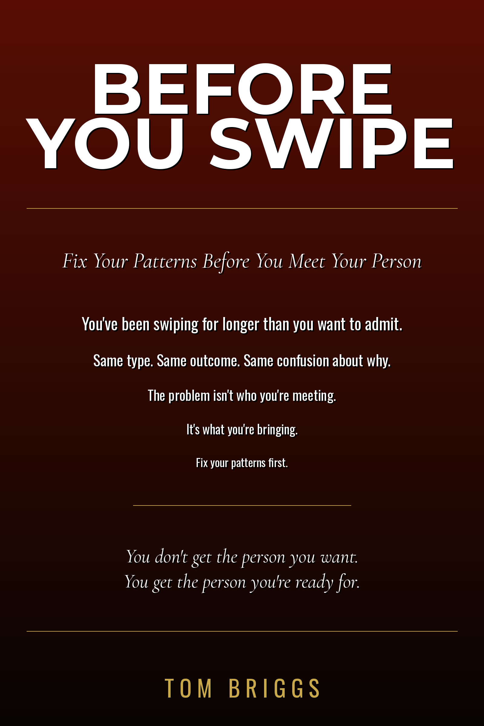 Before You Swipe — back cover